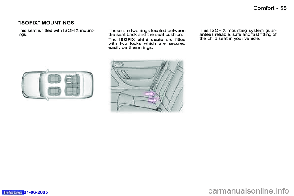 PEUGEOT 607 2005.5 Workshop Manual �5�4 �-�C�o�m�f�o�r�t
�0�1�-�0�6�-�2�0�0�5
�5�5
�-�C�o�m�f�o�r�t
�0�1�-�0�6�-�2�0�0�5
�T�h�e�s�e� �a�r�e� �t�w�o� �r�i�n�g�s� �l�o�c�a�t�e�d� �b�e�t�w�e�e�n�  
�t�h�e� �s�e�a�t� �b�a�c�k� �a�n�d� �t�h