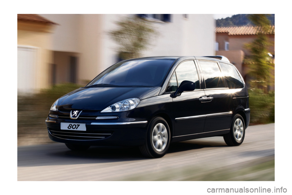 PEUGEOT 807 2013  Manual de utilização (in Portuguese) 