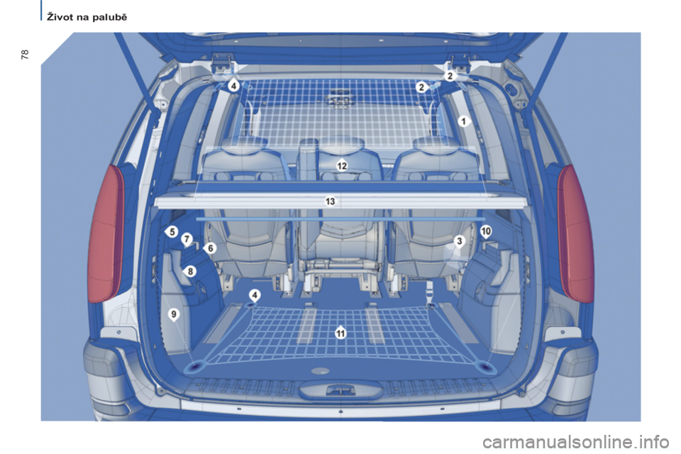 PEUGEOT 807 2013  Návod na použití (in Czech) 78
   
 
Život na palubě 
 
  