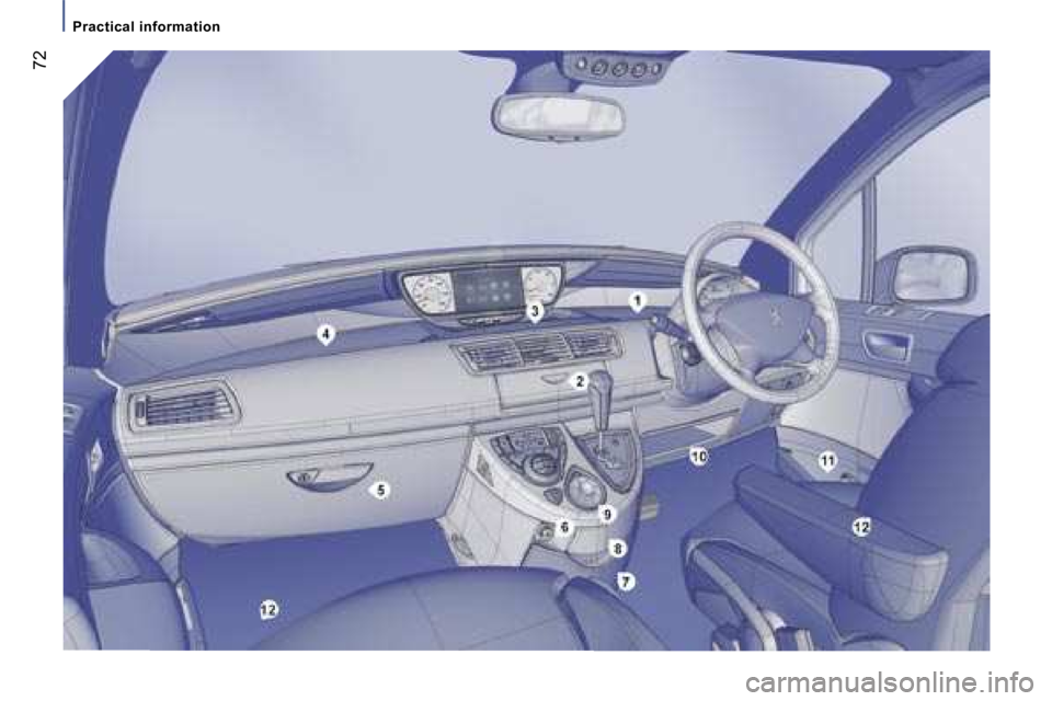 PEUGEOT 807 2007.5 Manual PDF �P�r�a�c�t�i�c�a�l� �i�n�f�o�r�m�a�t�i�o�n
�7�2  