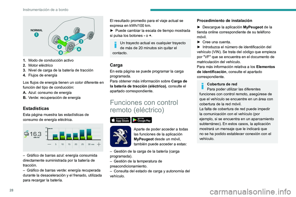PEUGEOT EXPERT 2021  Manual del propietario (in Spanish) 28
Instrumentación de a bordo
Ajuste de la fecha y la hora
Sin sistema de audio 
 
 
 
Establezca la fecha y la hora mediante la 
pantalla del cuadro de instrumentos.
►  Mantenga pulsado este botó