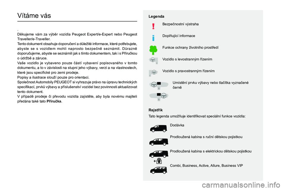 PEUGEOT EXPERT 2021 Návod na použití (in Czech)
Vít PEUGEOT EXPERT 2021 Návod na použití (in Czech)
Vít