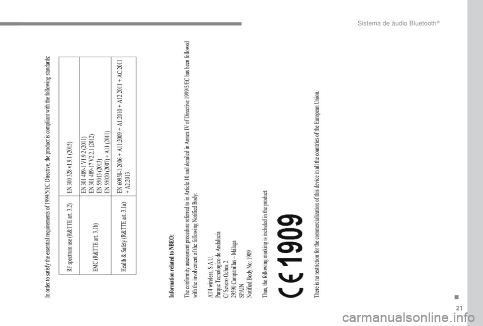 PEUGEOT EXPERT 2018 Manual de utilização (in Portuguese) 21
.
S\256 PEUGEOT EXPERT 2018 Manual de utilização (in Portuguese) 21
.
S\256
