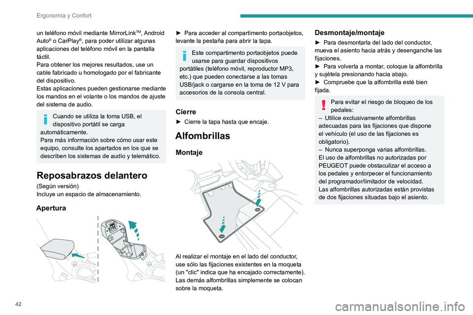 PEUGEOT LANDTREK 2022 Manual del propietario (in Spanish) 42
Ergonomía y Confort
Luces de cortesía
1.Luz de cortesía delantera
2. Luces de lectura delanteras
3.Luz de cortesía trasera
Luz de cortesía delantera
DOOR► Al pulsar este botón, la luz d PEUGEOT LANDTREK 2022 Manual del propietario (in Spanish) 42
Ergonomía y Confort
Luces de cortesía
1.Luz de cortesía delantera
2. Luces de lectura delanteras
3.Luz de cortesía trasera
Luz de cortesía delantera
DOOR► Al pulsar este botón, la luz d