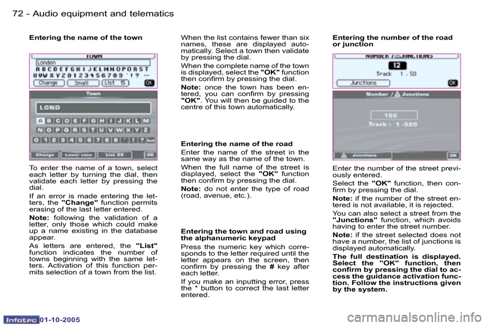 Peugeot 1007 Dag 2005.5 Manual PDF �7�2 �-�A�u�d�i�o� �e�q�u�i�p�m�e�n�t� �a�n�d� �t�e�l�e�m�a�t�i�c�s
�0�1�-�1�0�-�2�0�0�5
�7�3
�-�A�u�d�i�o� �e�q�u�i�p�m�e�n�t� �a�n�d� �t�e�l�e�m�a�t�i�c�s
�0�1�-�1�0�-�2�0�0�5
�T�o�  �e�n�t�e�r�  �t
