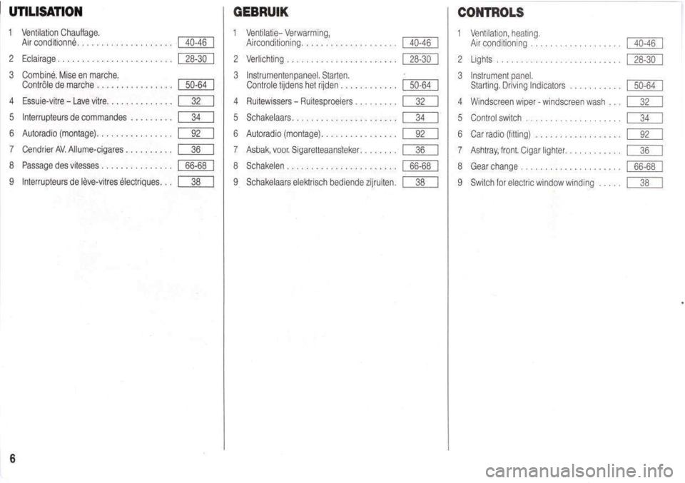 Peugeot 205 Dag 1998.5  Owners Manual 