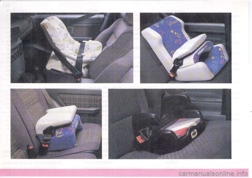 Peugeot 205 Dag 1998.5  Owners Manual 