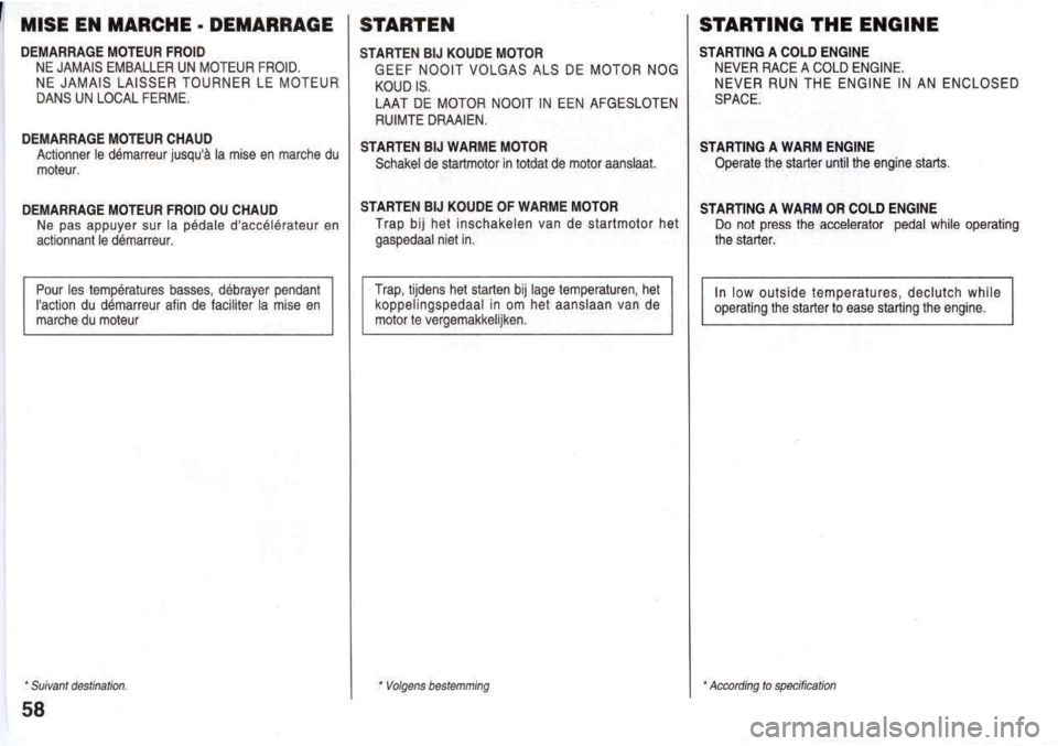 Peugeot 205 Dag 1998.5 Service Manual 