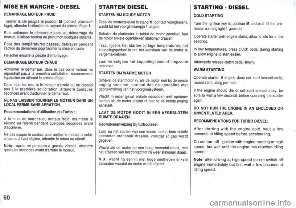 Peugeot 205 Dag 1998.5 Service Manual 