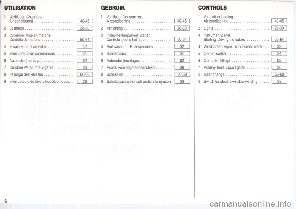 Peugeot 205 Dag 1995.5  Owners Manual 