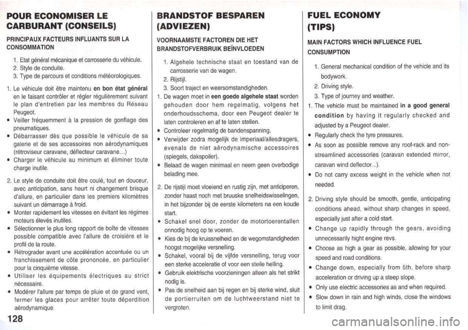 Peugeot 205 Dag 1995.5 Owners Manual Peugeot 205 Dag 1995.5 Owners Manual