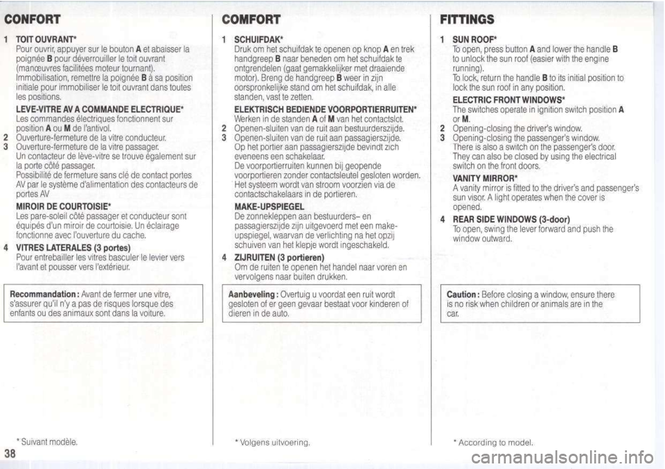 Peugeot 205 Dag 1995.5 Owners Guide 