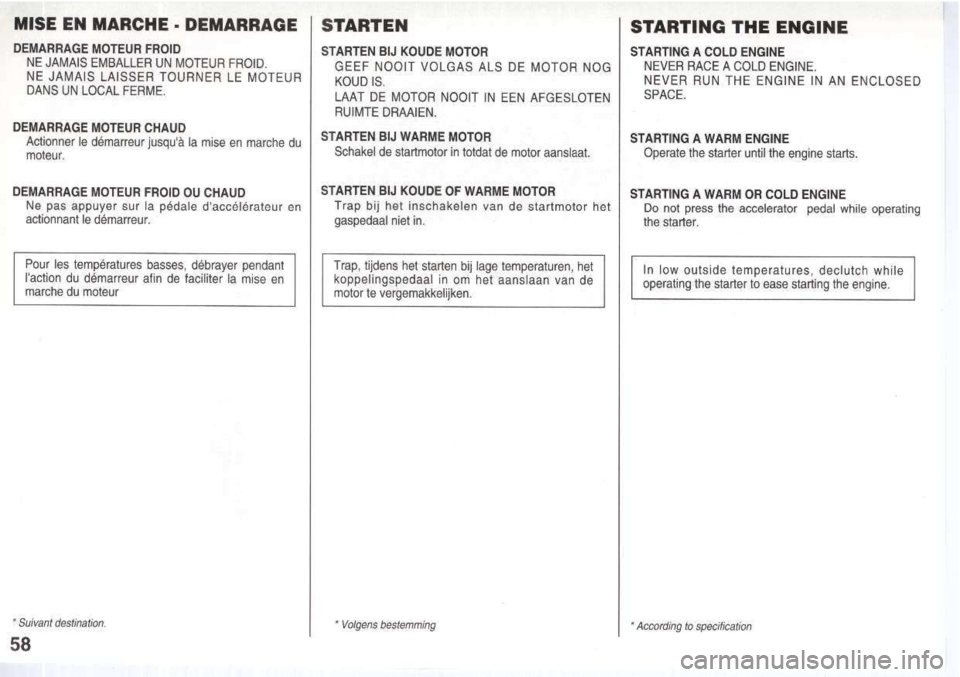 Peugeot 205 Dag 1995.5 Service Manual 