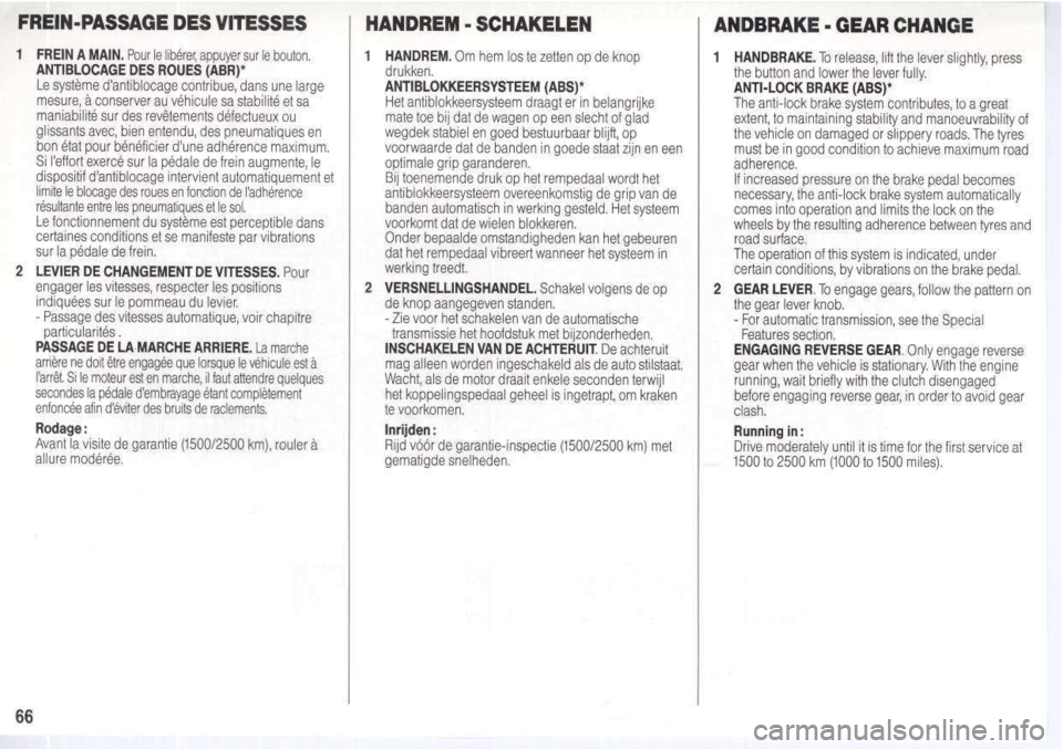 Peugeot 205 Dag 1995.5 Workshop Manual 