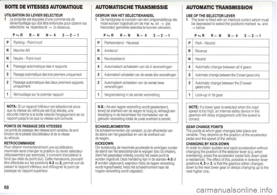 Peugeot 205 Dag 1995.5 Workshop Manual 