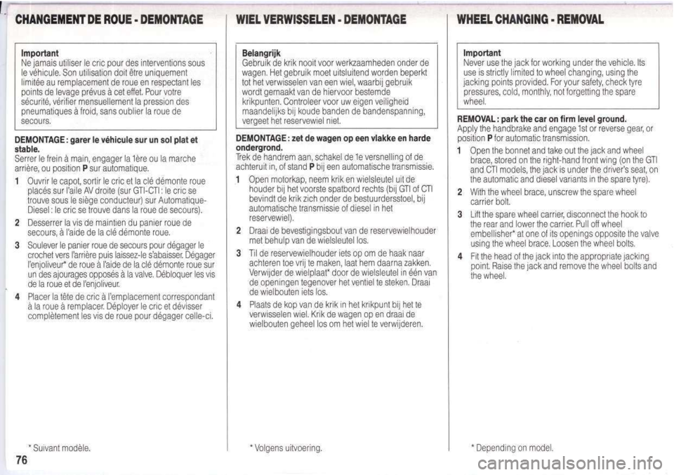 Peugeot 205 Dag 1995.5 Repair Manual Peugeot 205 Dag 1995.5 Repair Manual