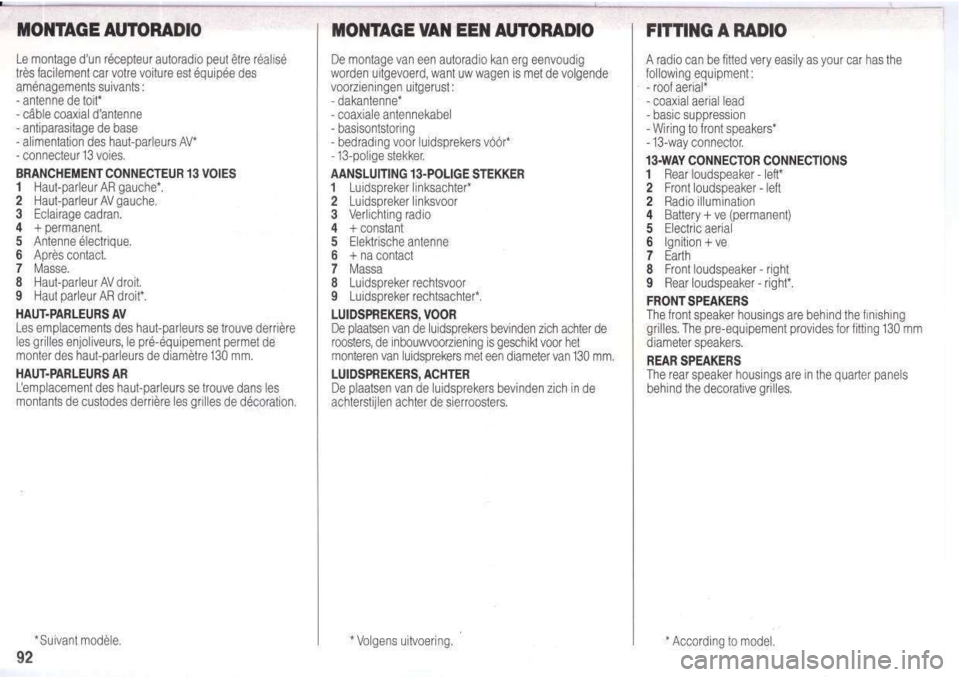 Peugeot 205 Dag 1995.5 Manual PDF 