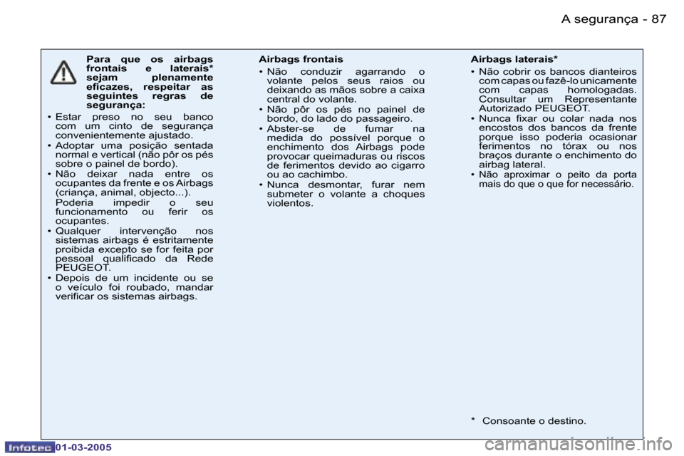 Peugeot 6 Cc 05 Manual Do Proprietario In Portuguese 129 Pages