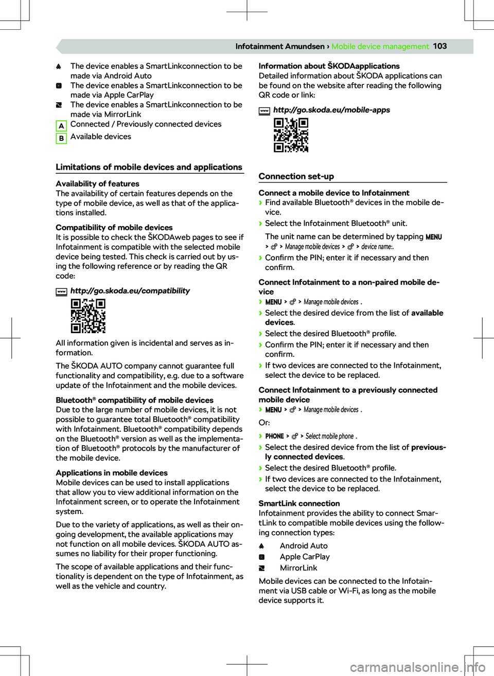 SKODA KAMIQ 2022  Owner´s Manual �b�