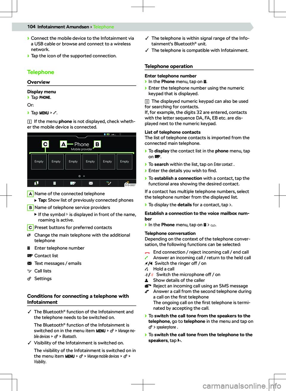 SKODA KAMIQ 2022  Owner´s Manual N�C�