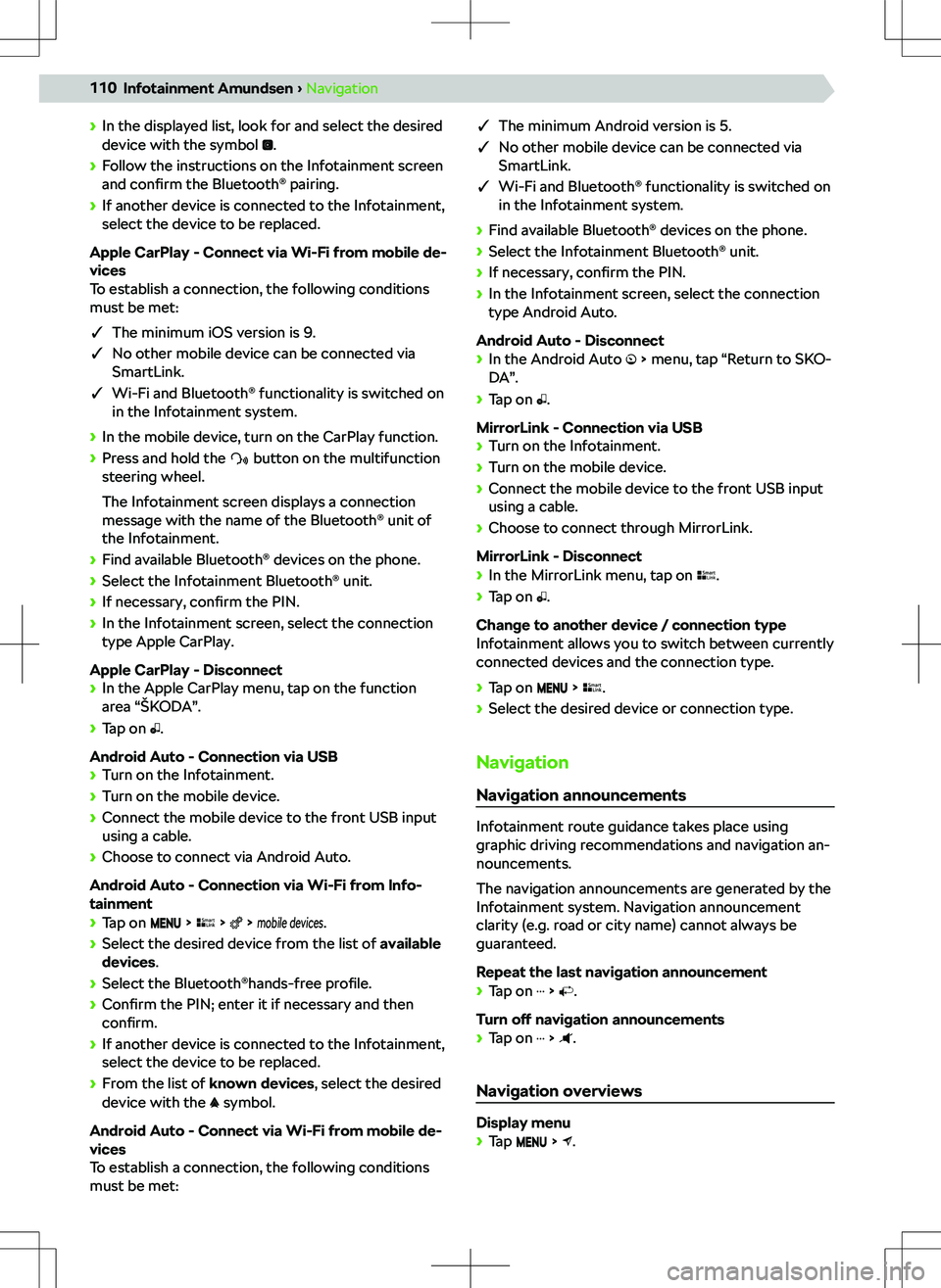 SKODA KAMIQ 2022  Owner´s Manual N�-�n��