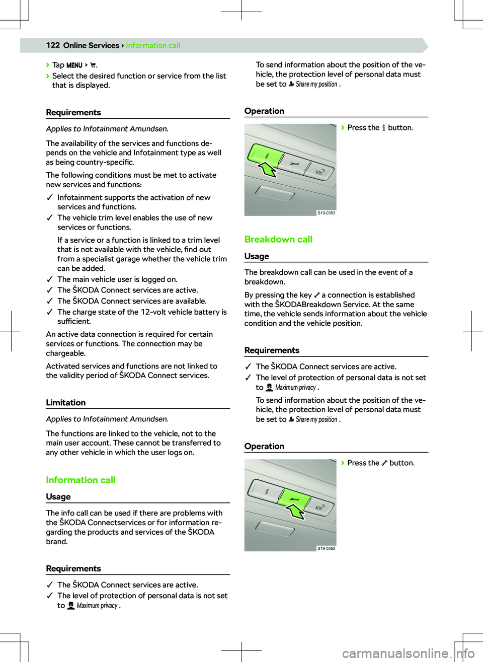 SKODA KAMIQ 2022  Owner´s Manual N�b�