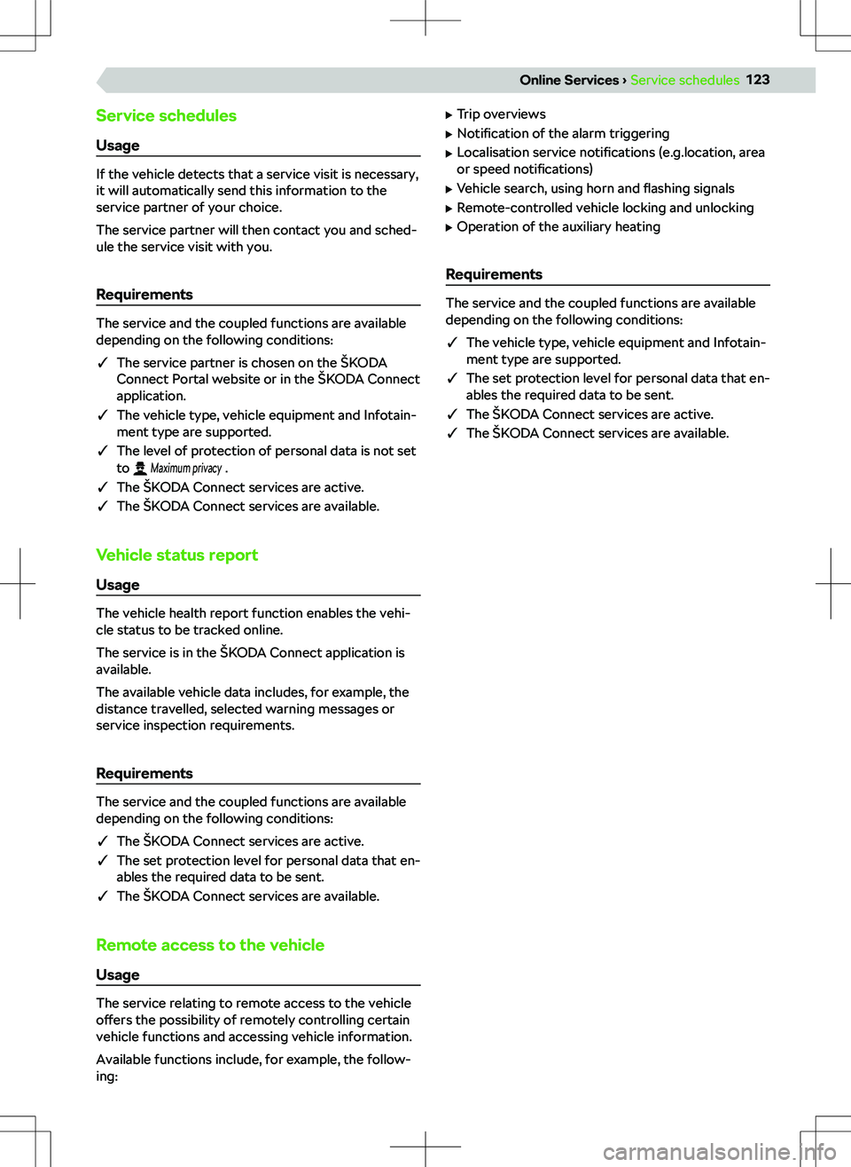 SKODA KAMIQ 2022  Owner´s Manual �[�