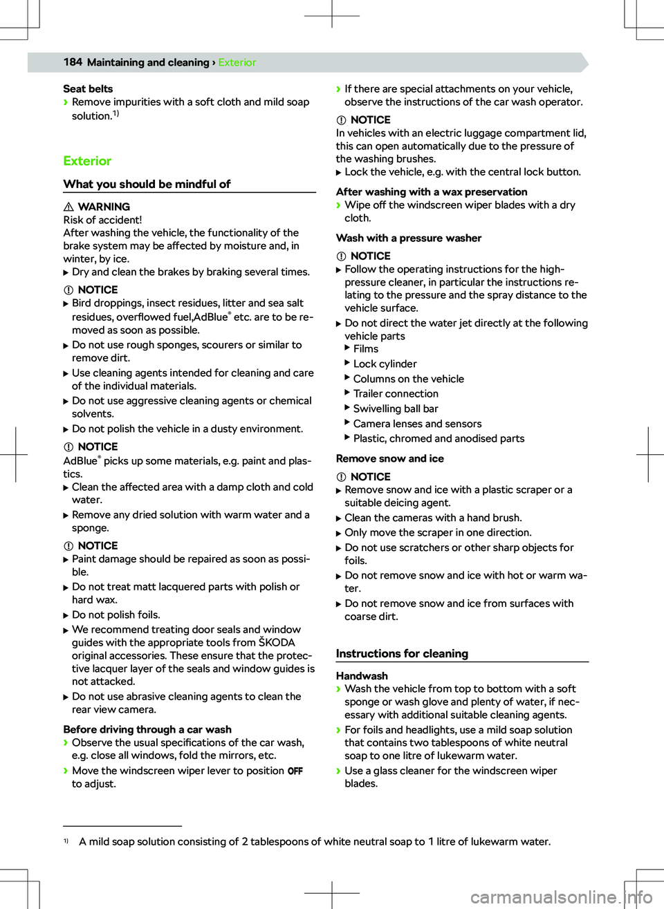SKODA KAMIQ 2022  Owner´s Manual �[�