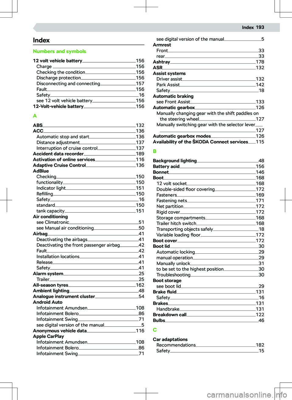 SKODA KAMIQ 2022  Owner´s Manual �-�n�