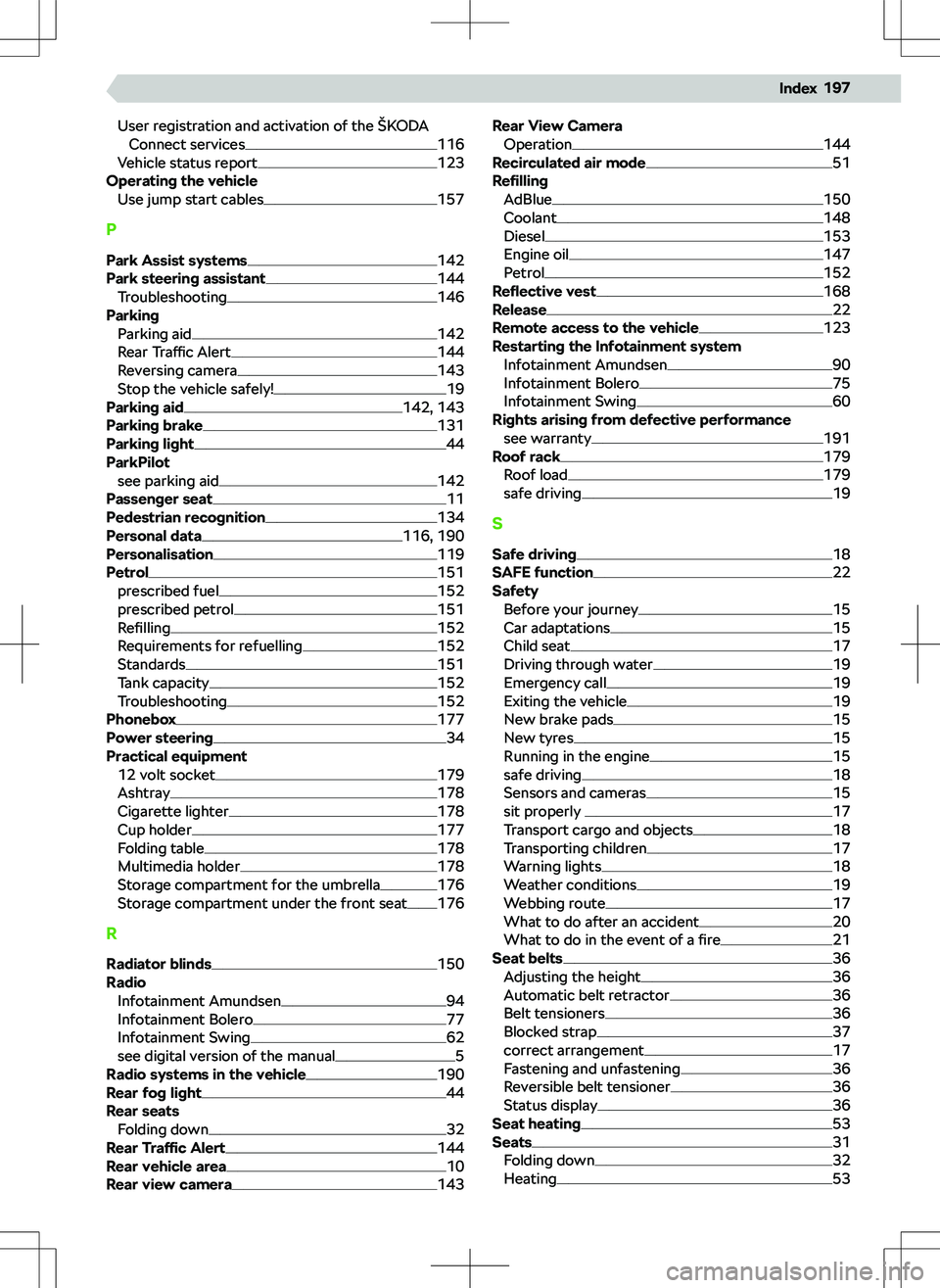 SKODA KAMIQ 2022  Owner´s Manual �g�