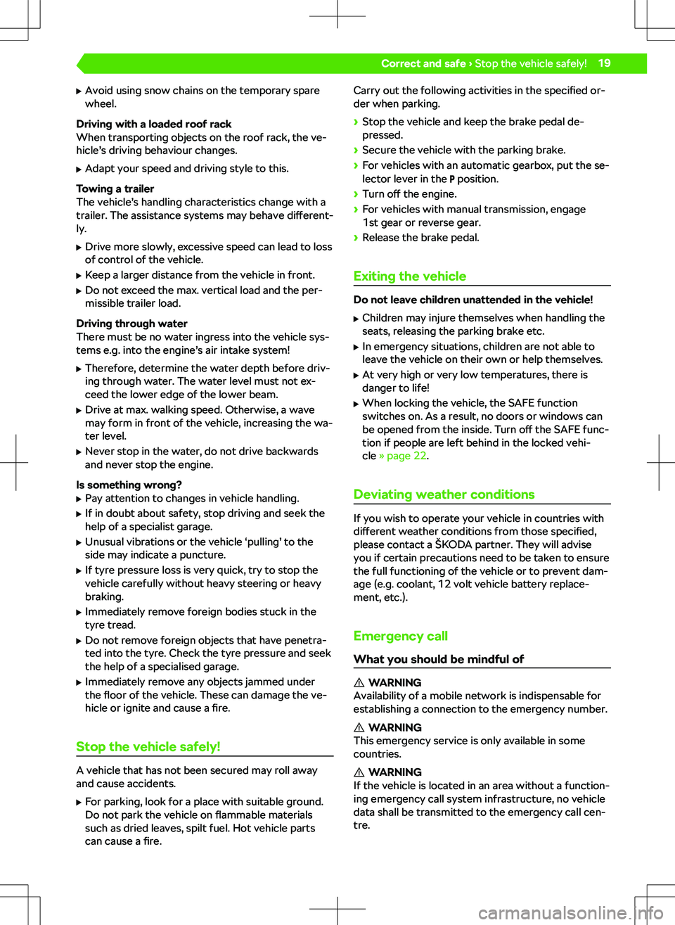 SKODA KAMIQ 2022  Owner´s Manual 