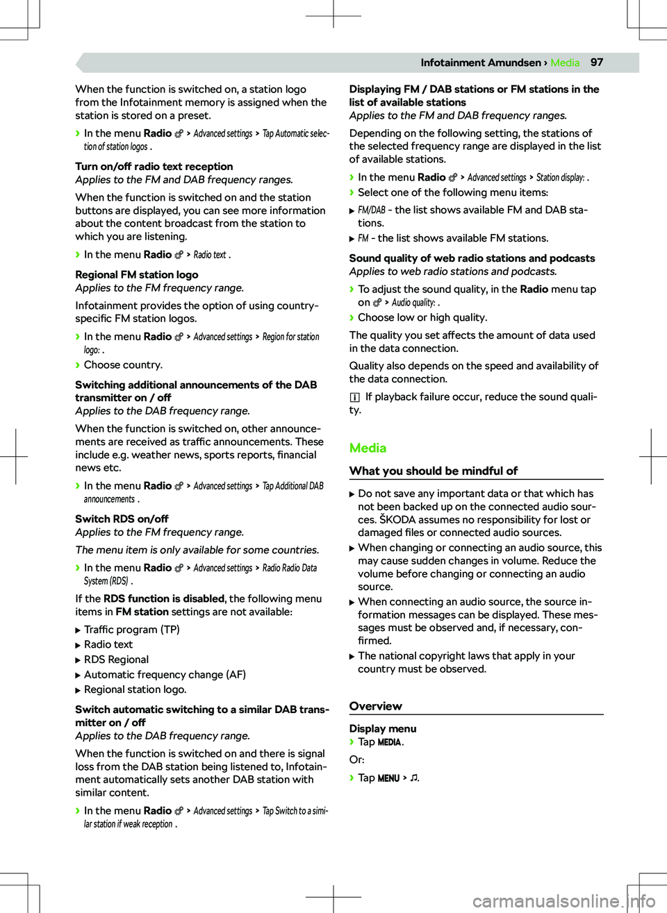 SKODA KAMIQ 2022  Owner´s Manual �W�