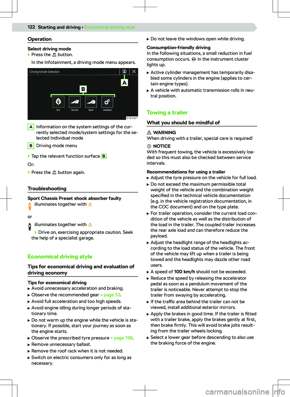 SKODA KAMIQ 2020  Owner´s Manual Operation
Select driving mode
