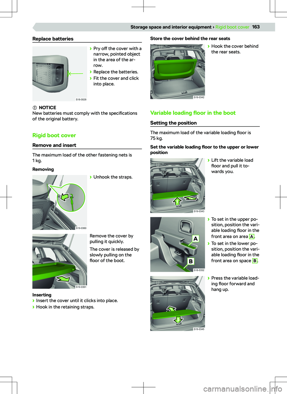 SKODA KAMIQ 2020 Owner´s Manual Replace batteries
SKODA KAMIQ 2020 Owner´s Manual Replace batteries