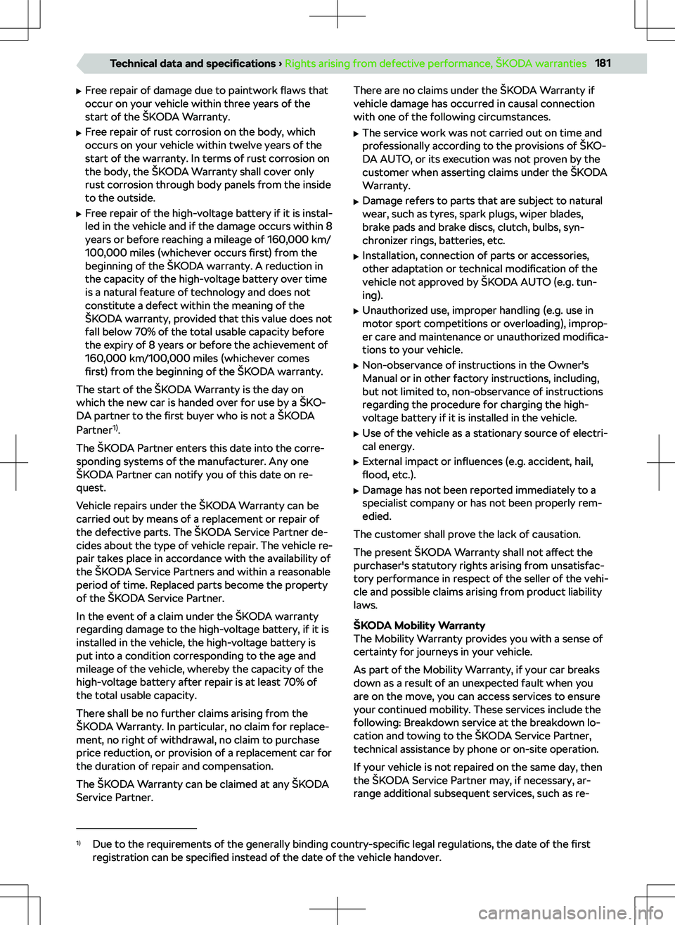 SKODA KAMIQ 2020  Owner´s Manual 