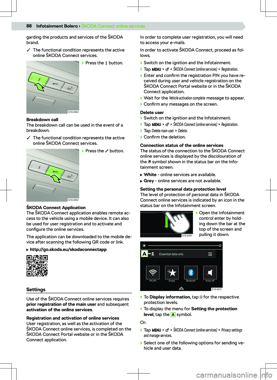SKODA KAMIQ 2020  Owner´s Manual garding the products and services of the 