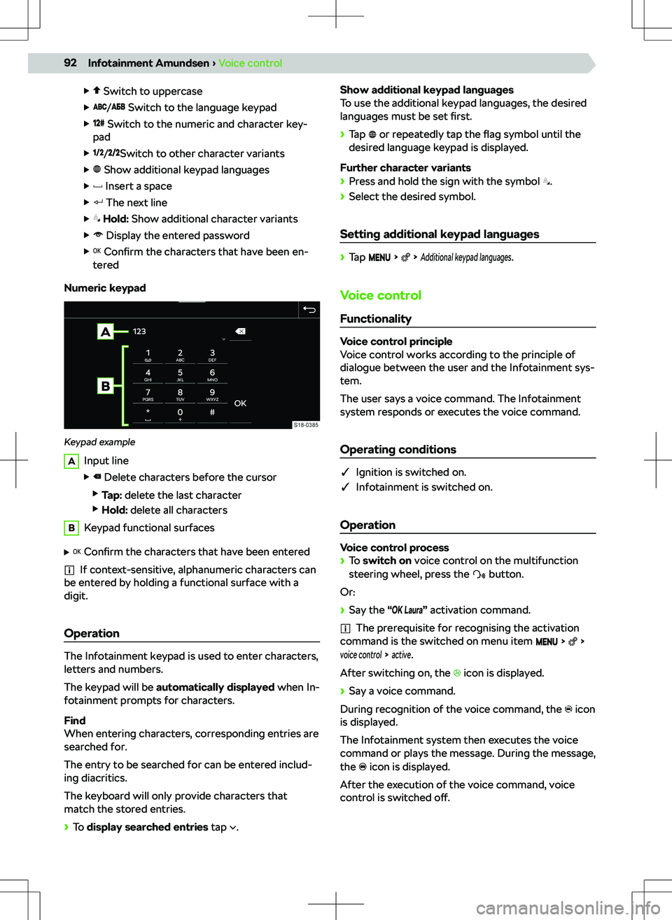 SKODA KAMIQ 2020  Owner´s Manual 