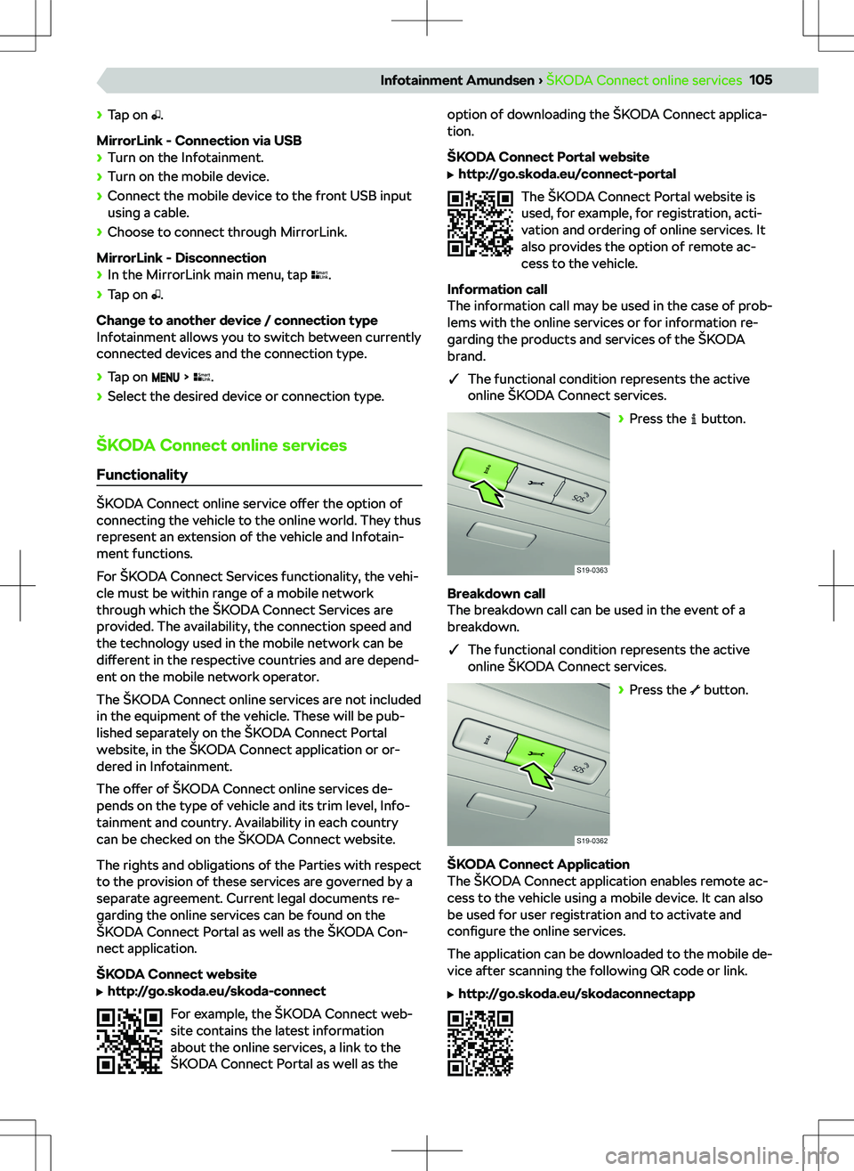 SKODA KAMIQ 2019  Owner´s Manual 
