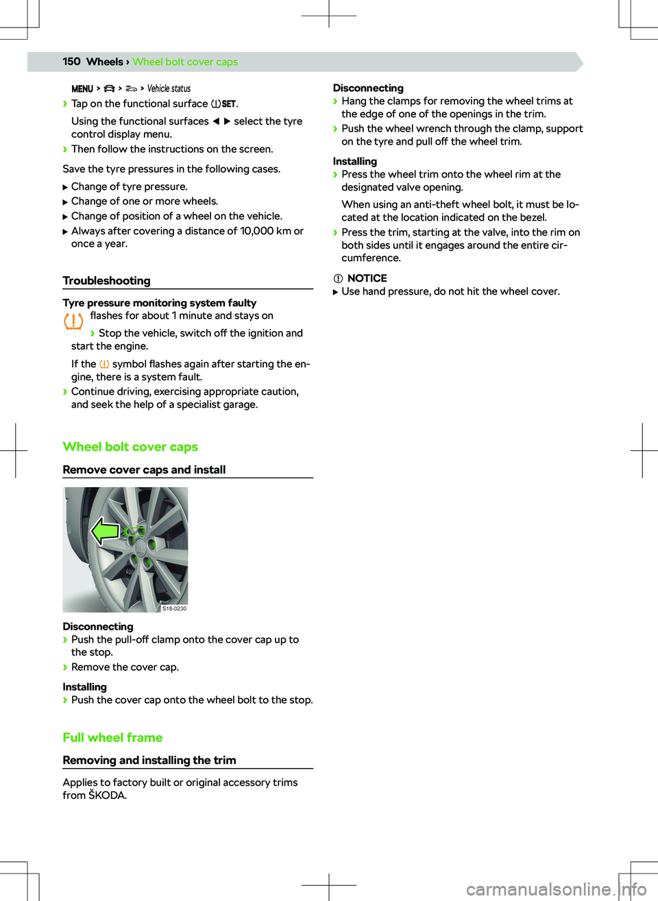 SKODA KAMIQ 2019  Owner´s Manual       Vehicle status
