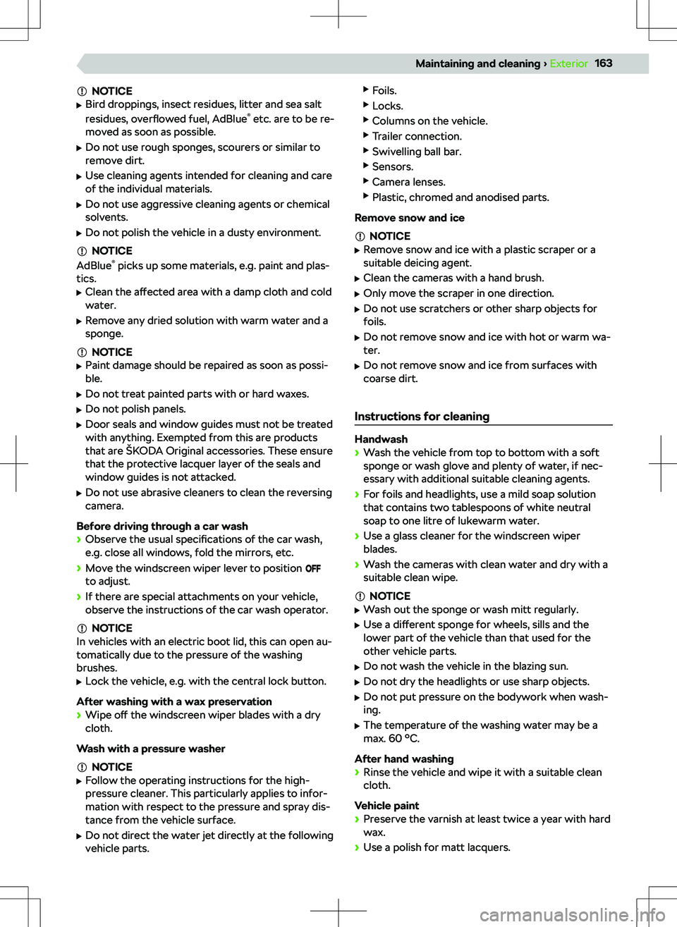 SKODA KAMIQ 2019  Owner´s Manual NOTICE
