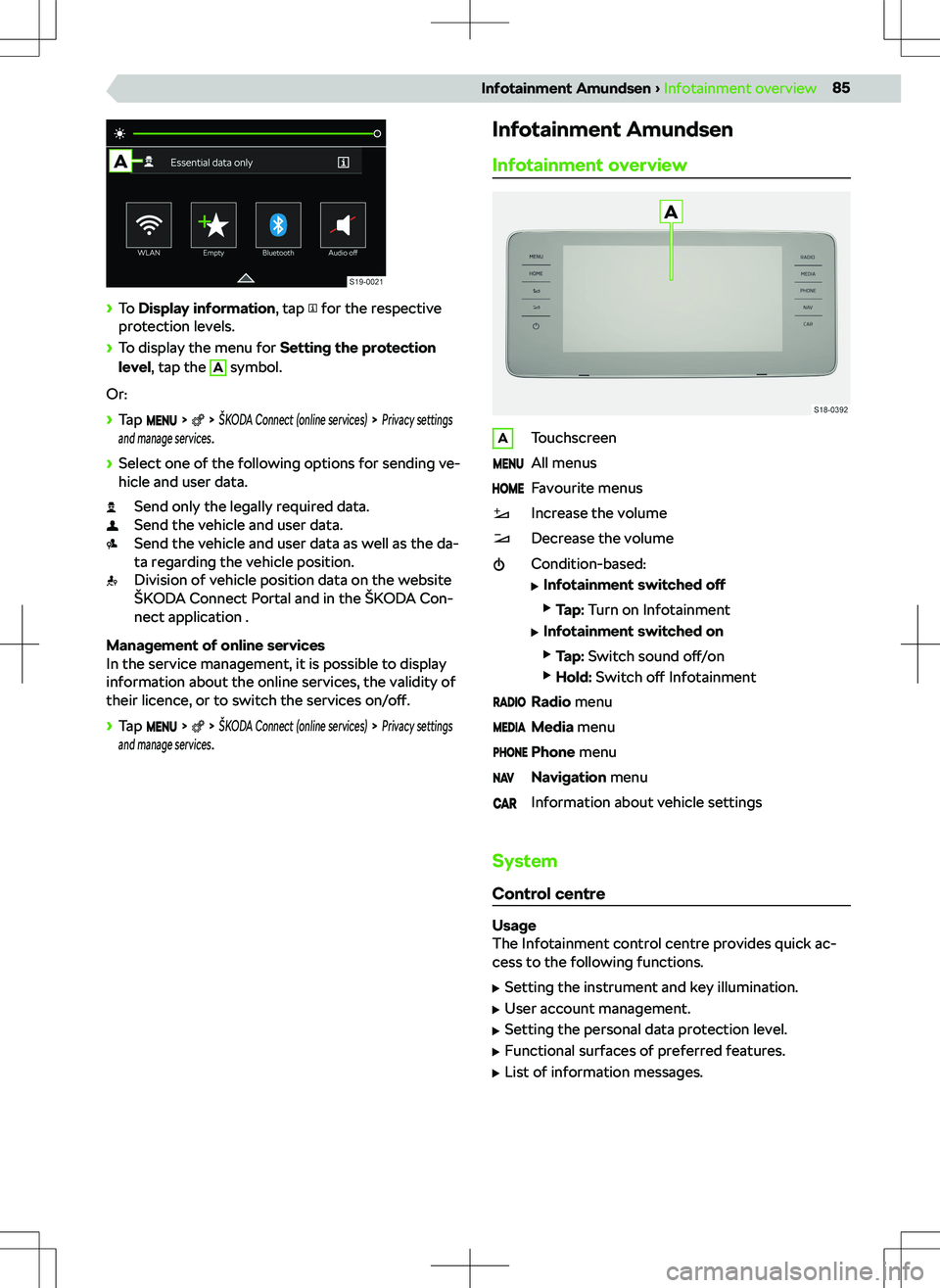 SKODA KAMIQ 2019  Owner´s Manual 