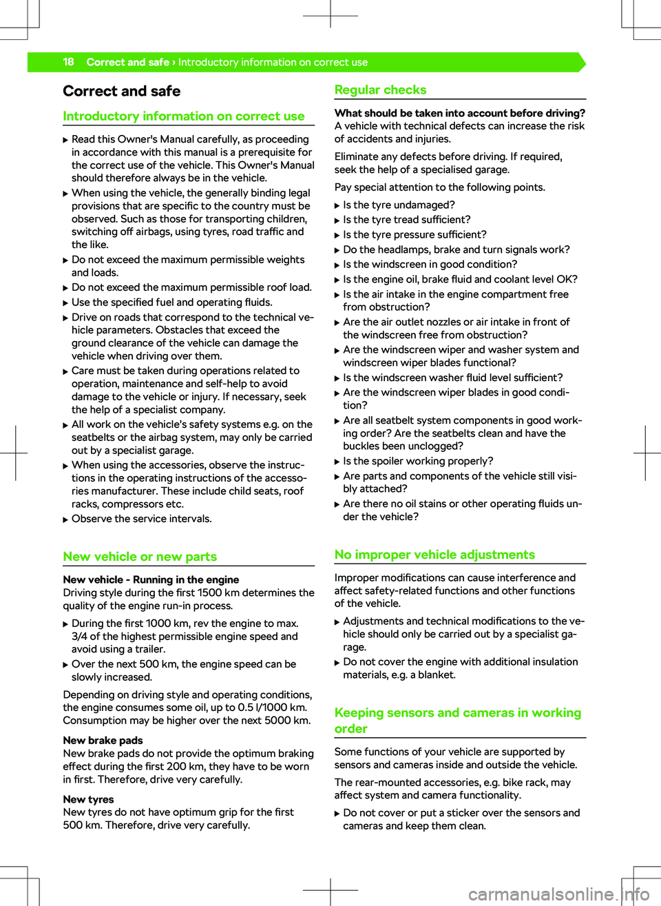 SKODA KODIAQ 2022  Owner´s Manual Correct and safeIntroductory information on correct use
