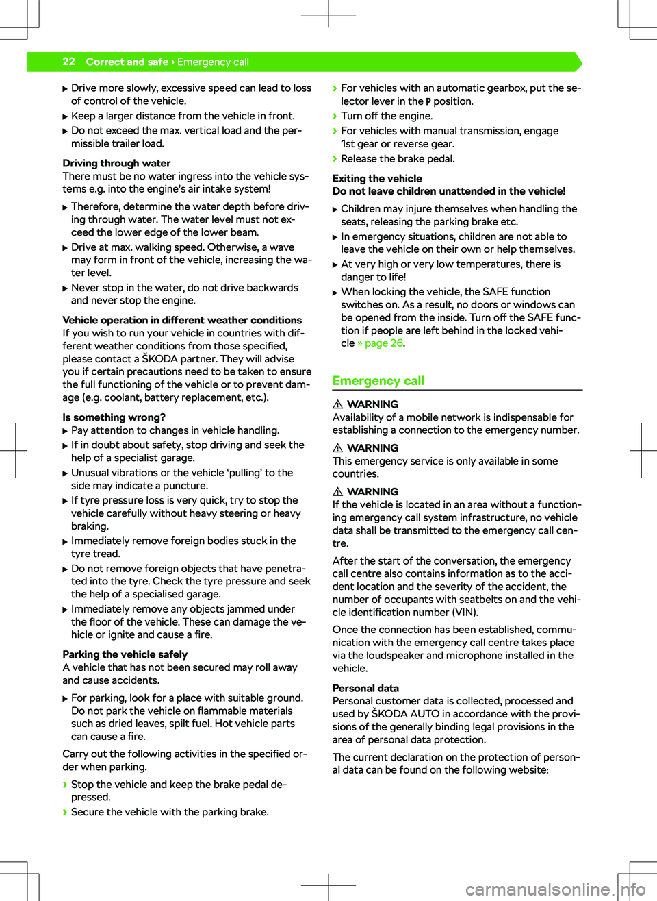 SKODA KODIAQ 2022  Owner´s Manual 