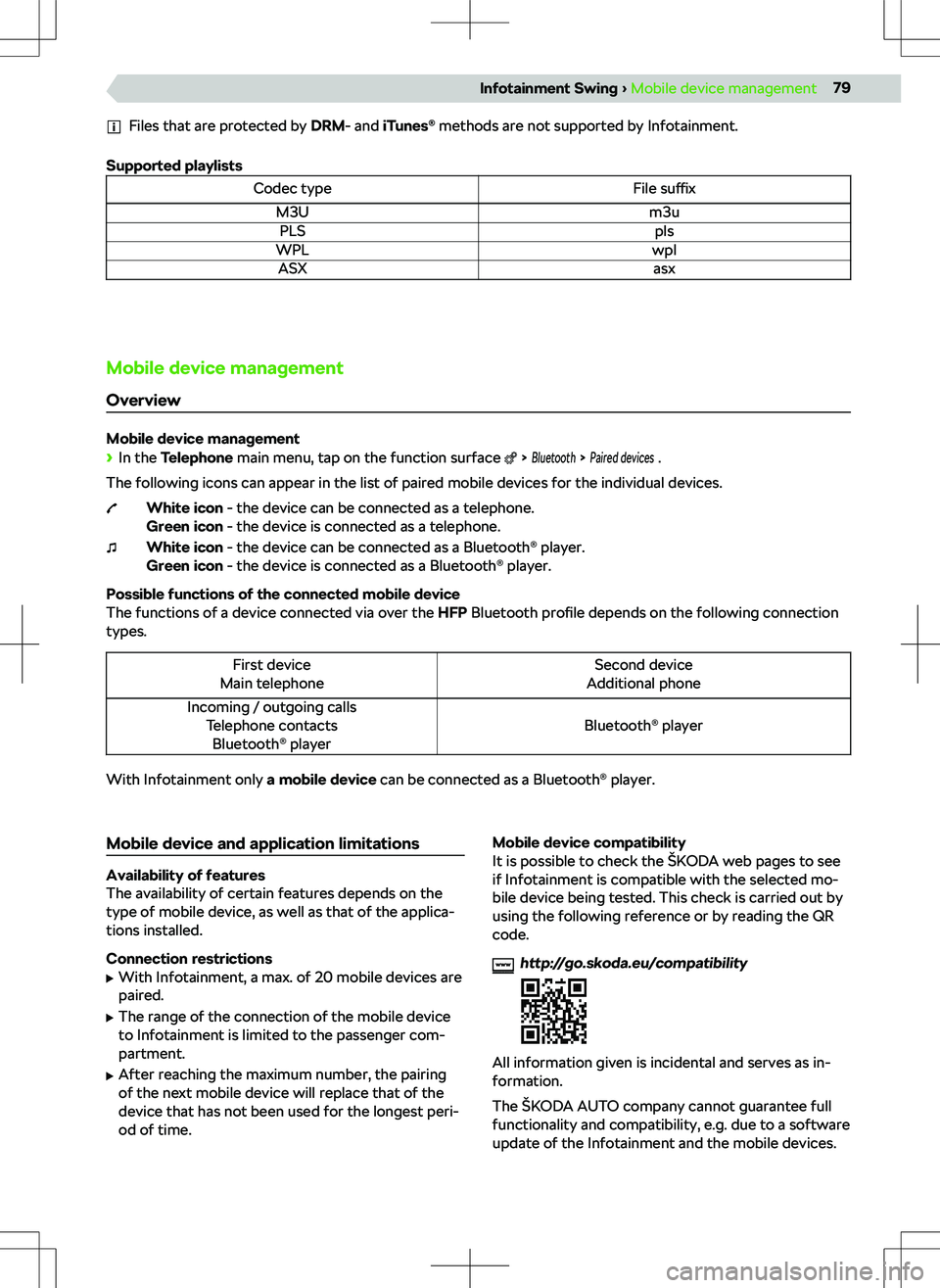 SKODA KODIAQ 2021 Owner´s Manual Files that are protected by DRM- and iTunes SKODA KODIAQ 2021 Owner´s Manual Files that are protected by DRM- and iTunes