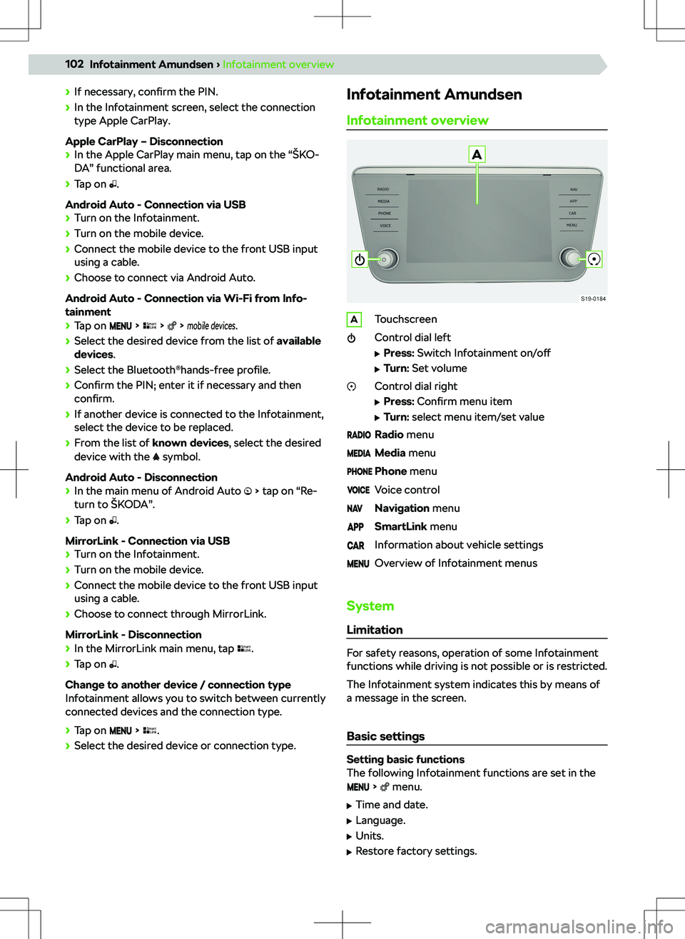 SKODA SUPERB 2021  Owner´s Manual 