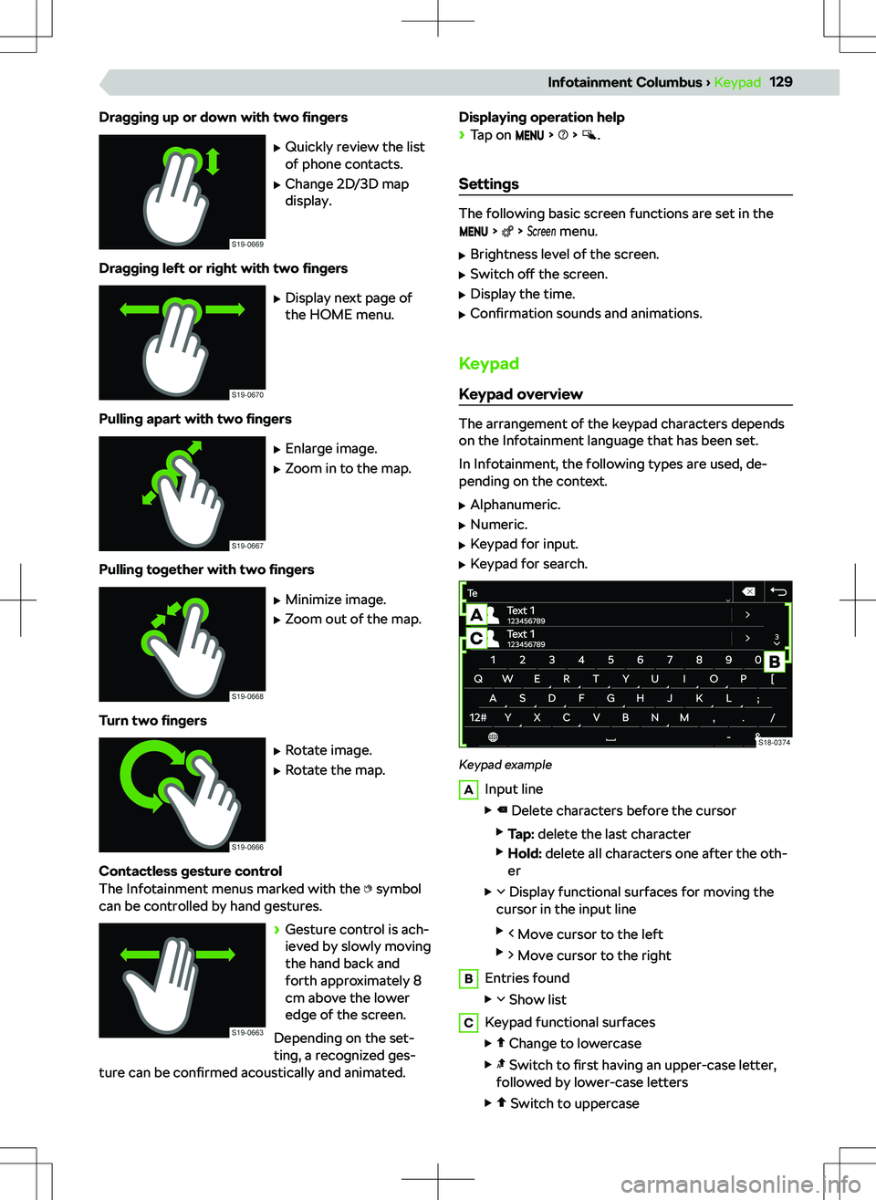 SKODA SUPERB 2021 Owner´s Manual Dragging up or down with two SKODA SUPERB 2021 Owner´s Manual Dragging up or down with two