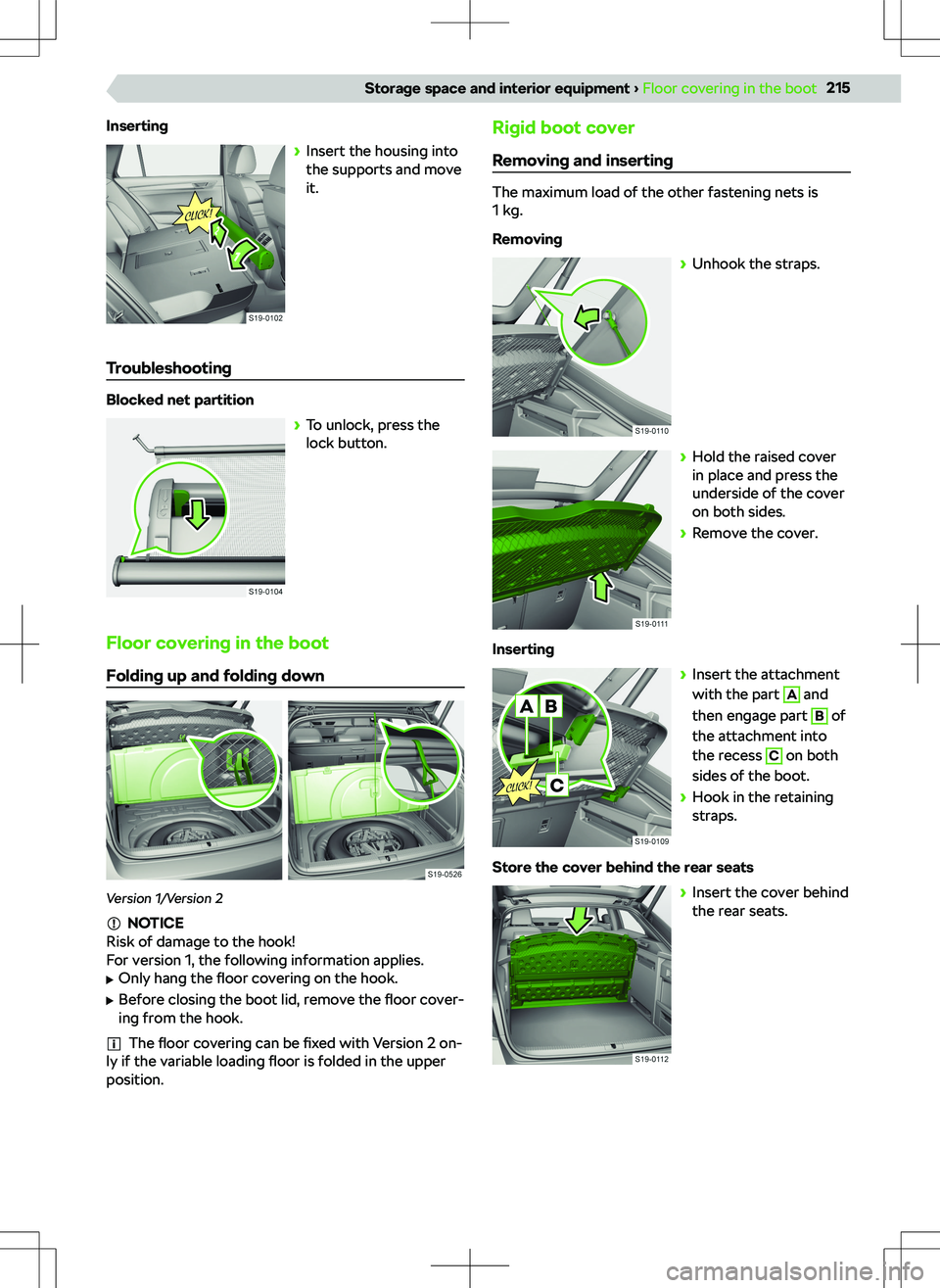 SKODA SUPERB 2022 Owner´s Manual Inserting SKODA SUPERB 2022 Owner´s Manual Inserting