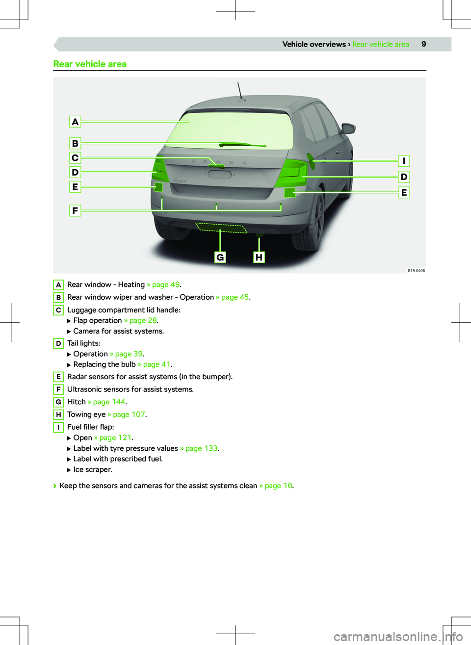 SKODA FABIA 2019  Owner´s Manual �R�