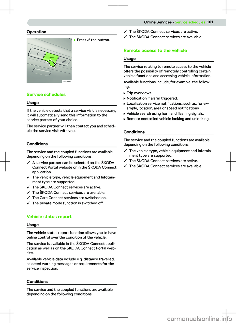 SKODA FABIA 2019  Owner´s Manual �I�