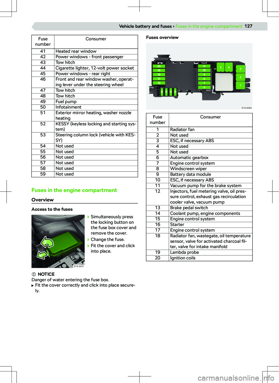 SKODA FABIA 2019  Owner´s Manual �F�